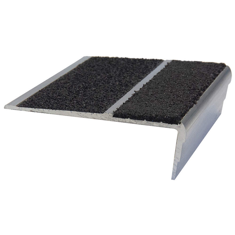STAIRMASTER Stair Nosing,Black,48″ W,3″ D 60HT49