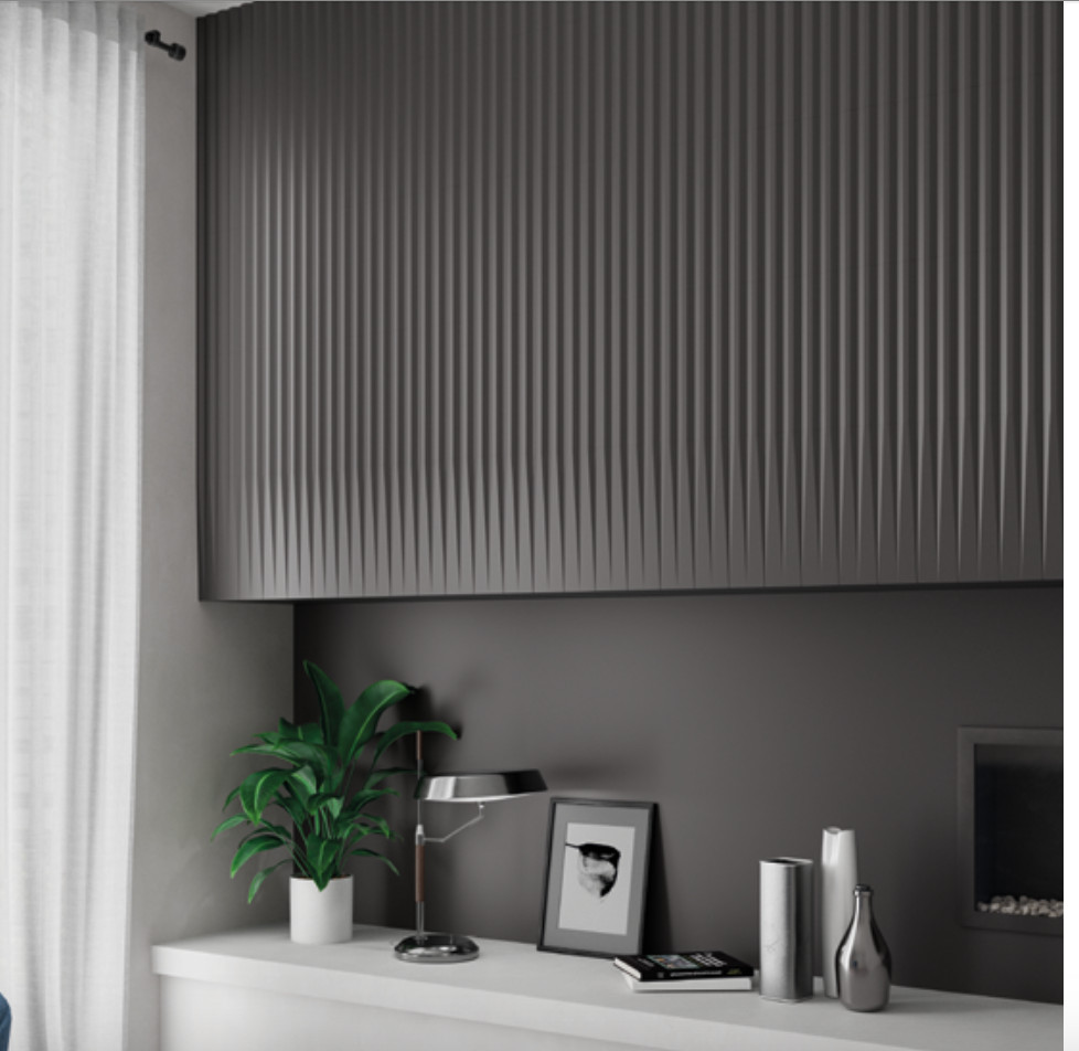 WOW Stripes Tile Black Graphite Stone – Spain 3×12 – 13 Pc/Box 48 Boxes Avail