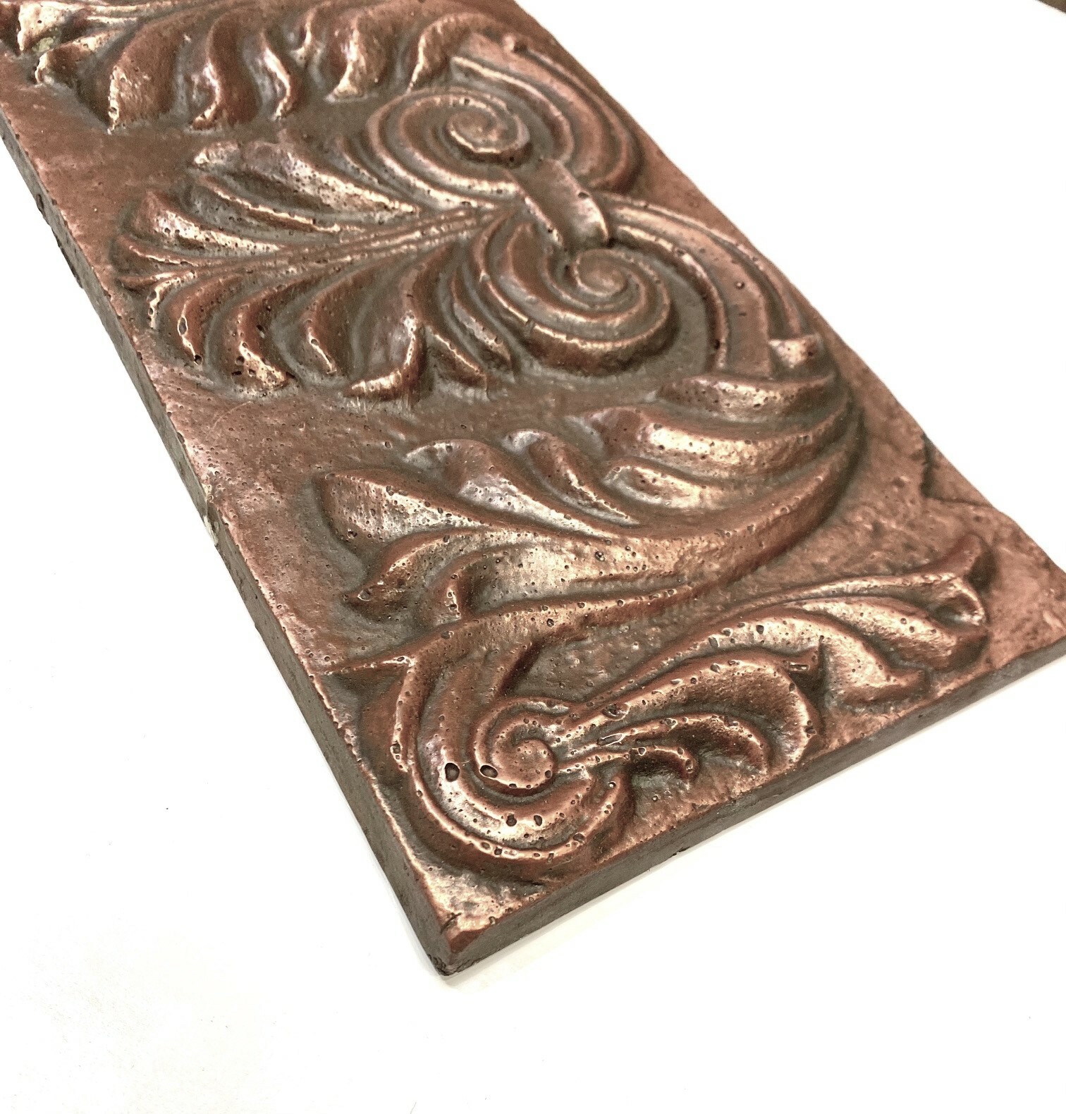 6×12 Firenze Copper Metal Resin Decor Accent Art Craft Tile Backsplash Tile