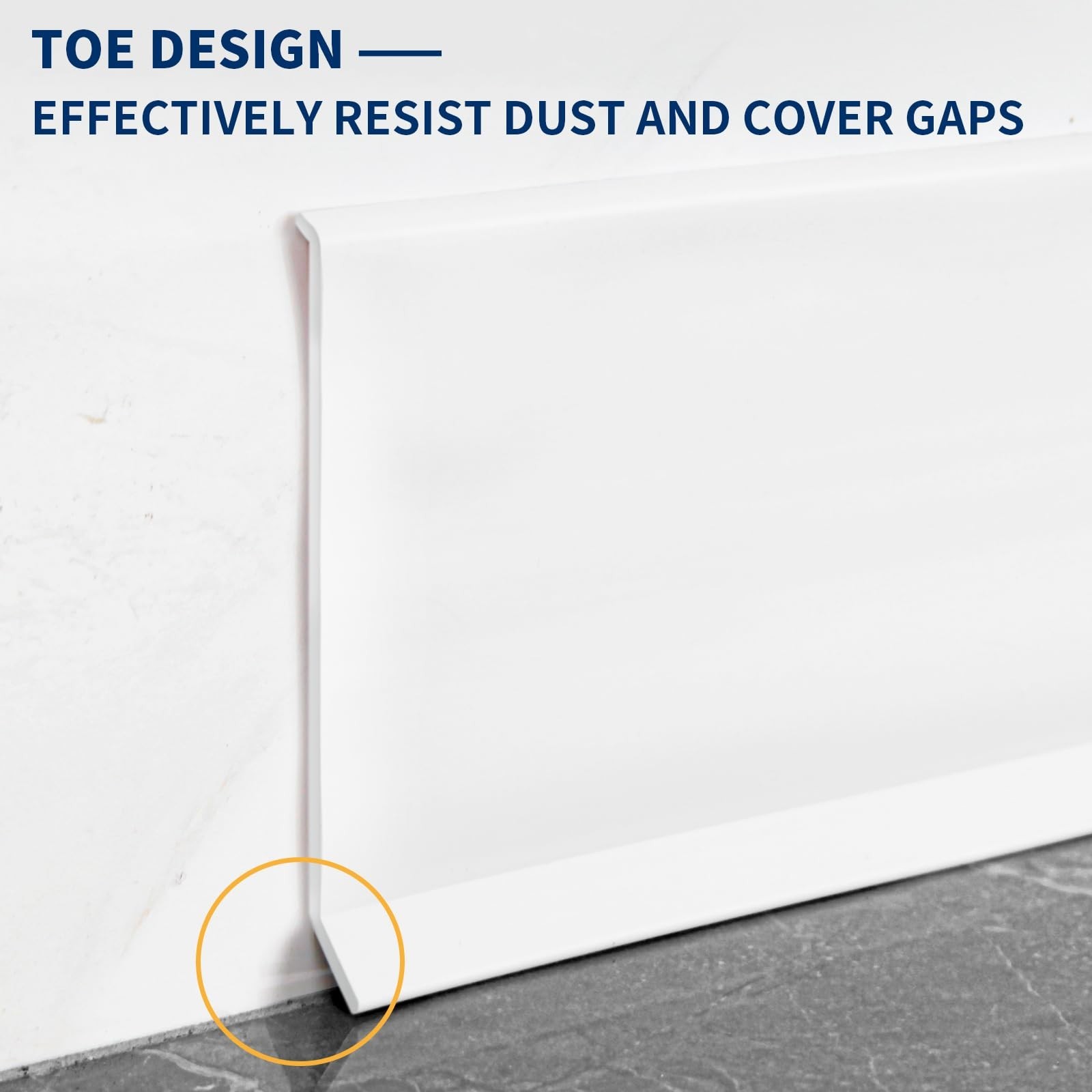 Vinyl Baseboard Molding Trim 4 Inch Peel and Stick Cove Base | Self-Adhesive …