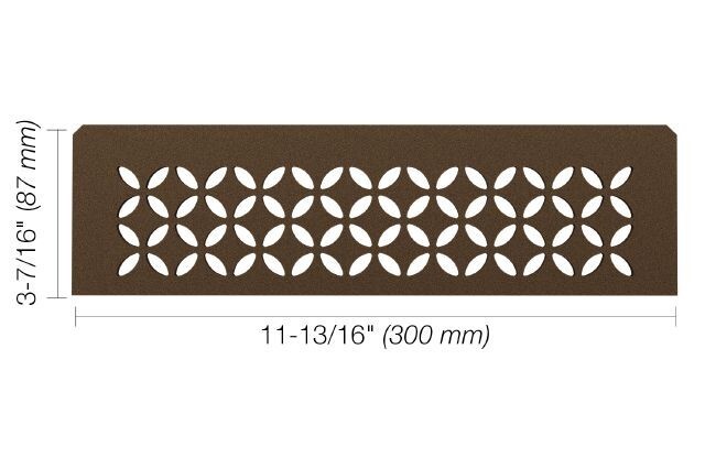Schluter SHELF-N – Floral Design – Bronze – SNS1D5TSOB