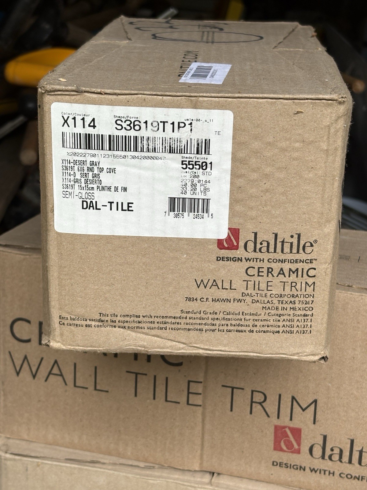 Ceramic Wall Tile Trim 6×6