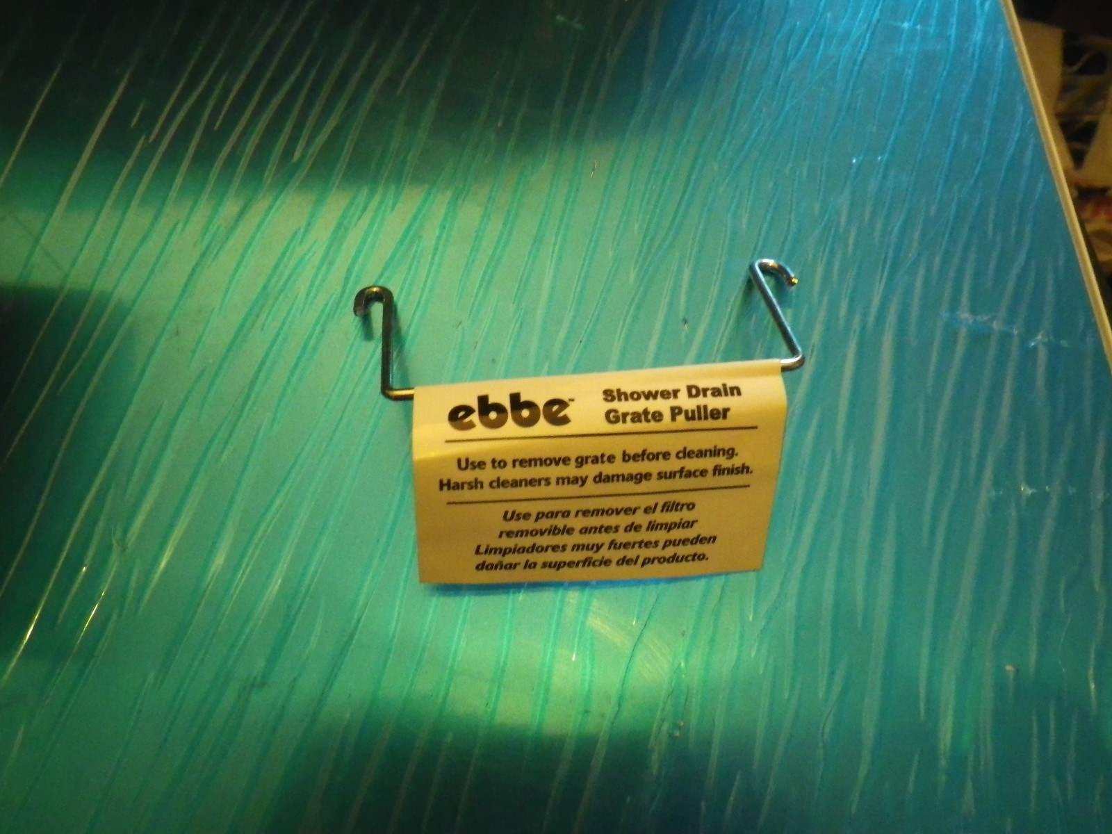 EBBE Square Tile Shower Drain ( ESD-BI ) Black Iron Finish
