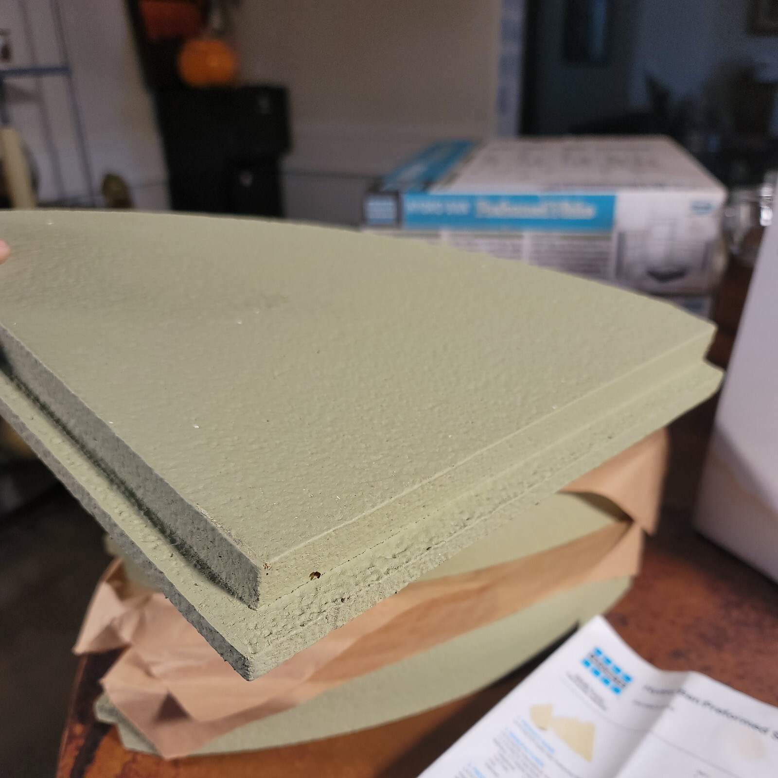 Set of 3 Laticrete Hydro Ban Preformed Triangle Convex Shelves – 11″ x 11″