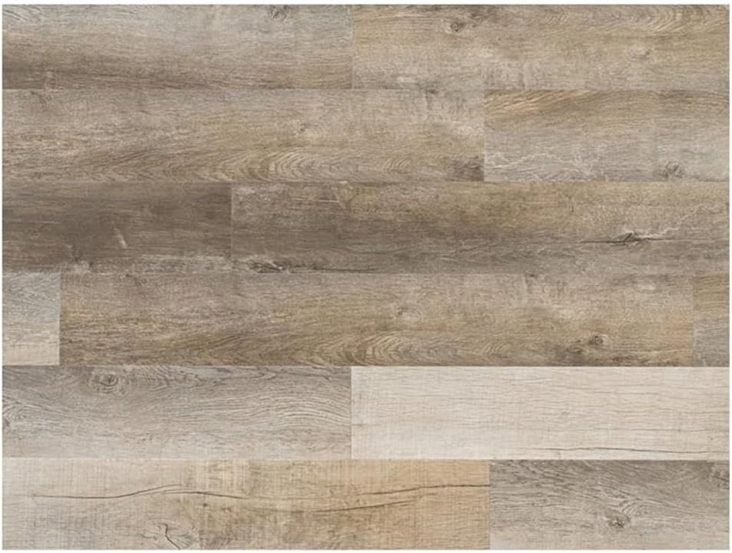 Surrey Beige SPC Vinyl Floor Tiles – 4mm, 20Mil Wear Layer, 30 Sqft/Case