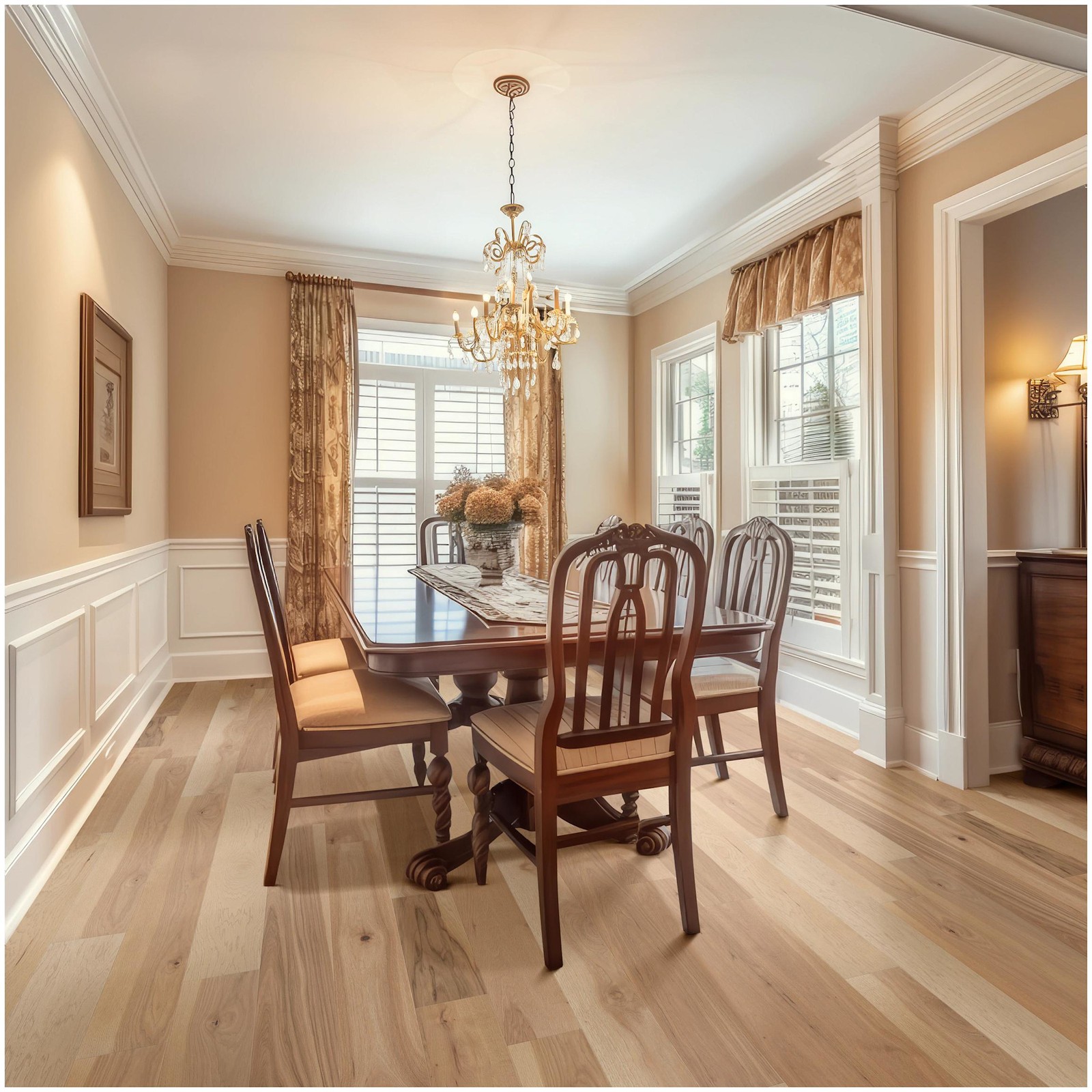 Shaw SW773 Repel 7″W Wire Brushed Engineered Hickory Hardwood – Spirit