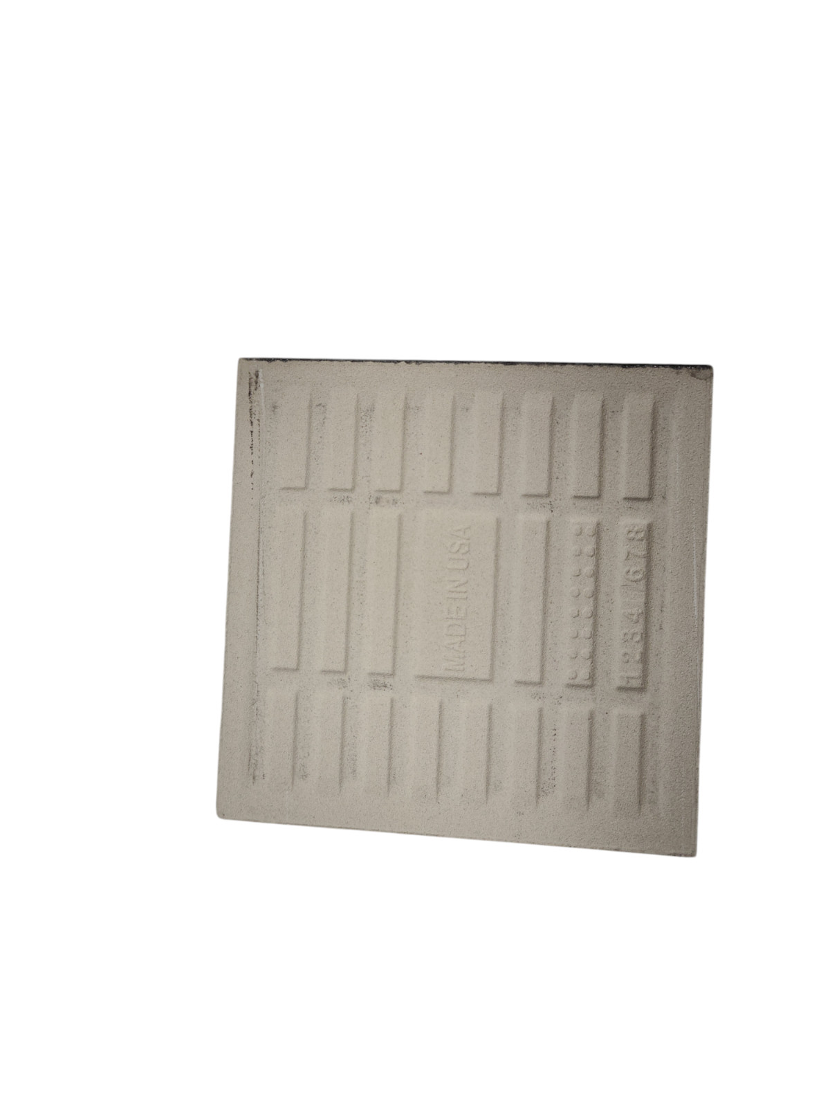 Dark Gray Ceramic Tile 4.25 in Subway Square Shower Backsplash Mid Century Grey