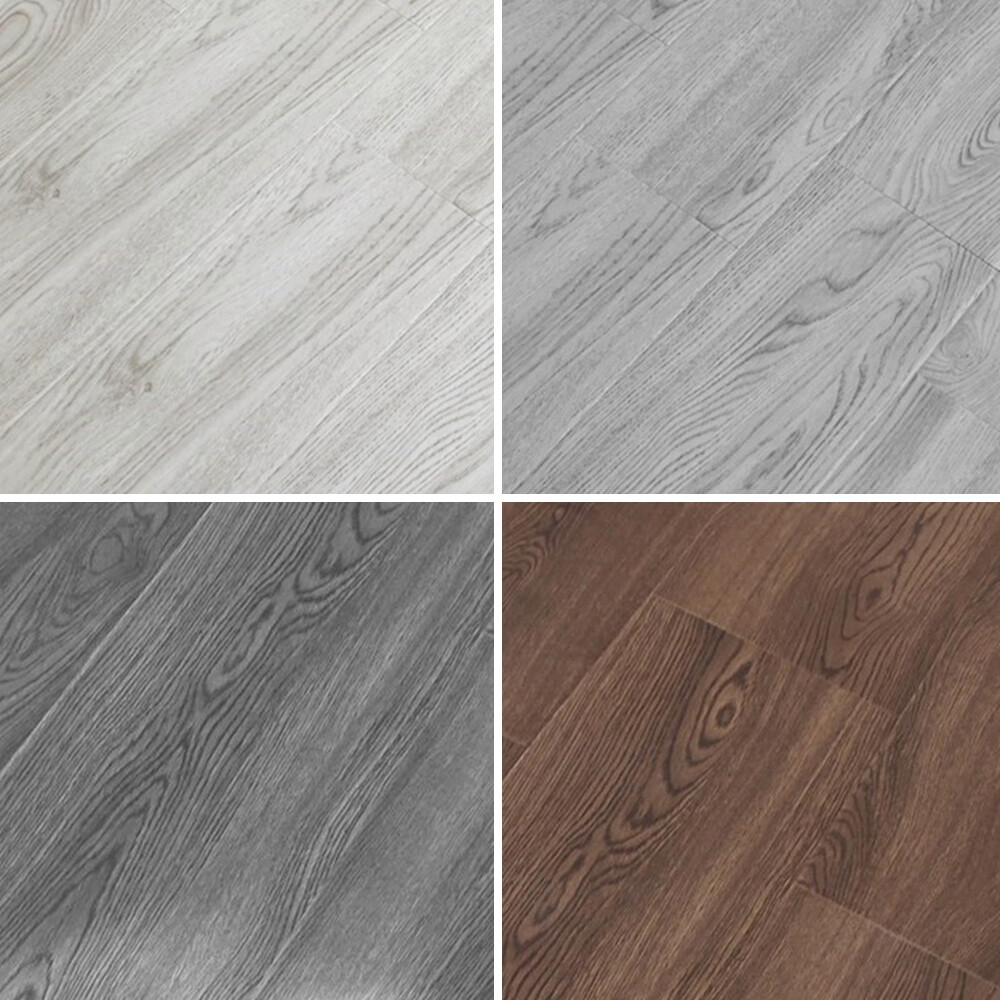 36Pcs Self-Adhesive PVC Vinyl Floor Planks Wood Tiles Peel Stick 54 Square Feet
