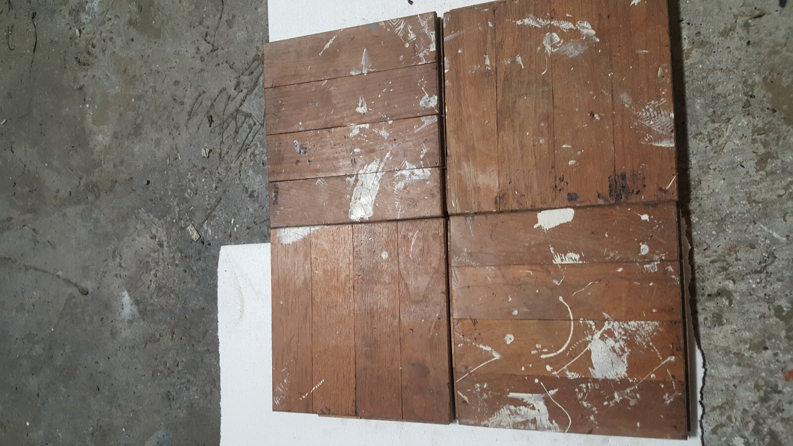 OAK Wood Parquet Flooring 9″ x 9″ x 3/4″ square … 0NE square tile