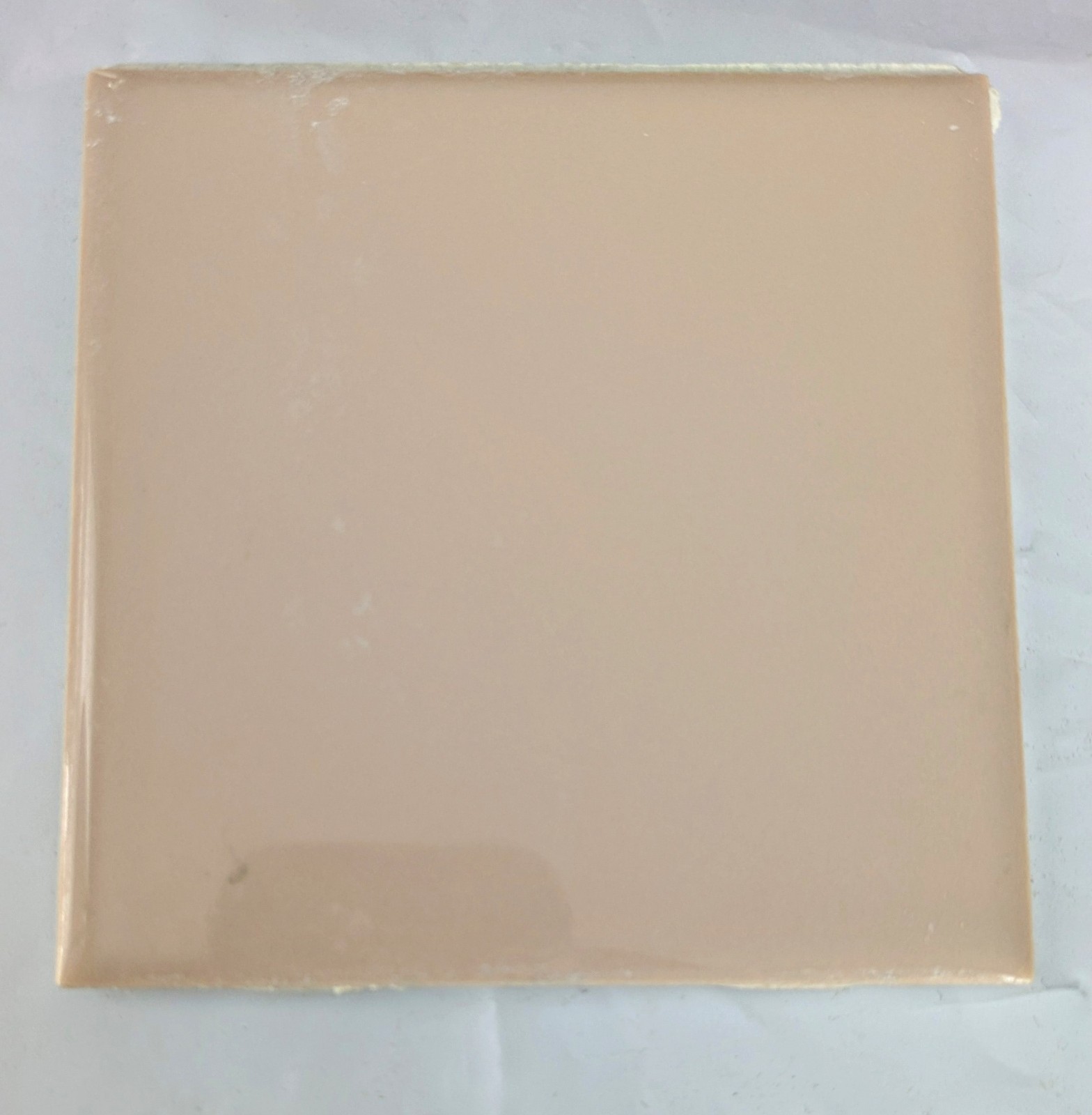 Vintage 4 1/4″ American Olean Tile Sandlewood / Suntan Light brown Reclaimed