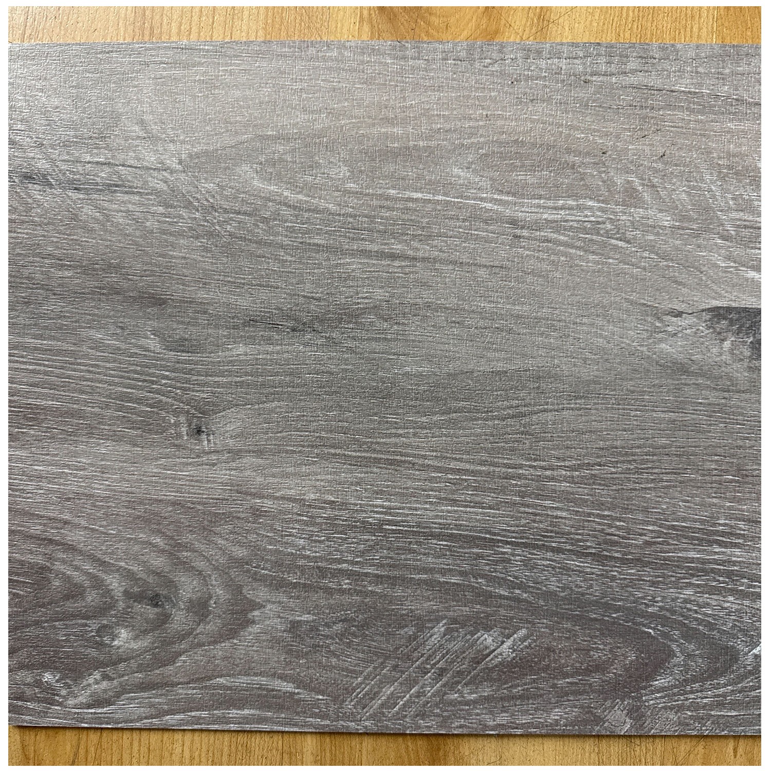 PowerSellerUSA Vinyl Self Adhesive Floor Tiles 20Pcs 12×12 1.2MM Taupe Grey Oak