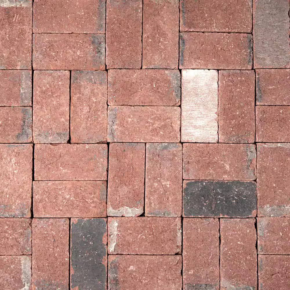 8 in x 4 in x 2.25 in Rustic Red Clay Paver Pallet 240-Pieces 53 sq ft