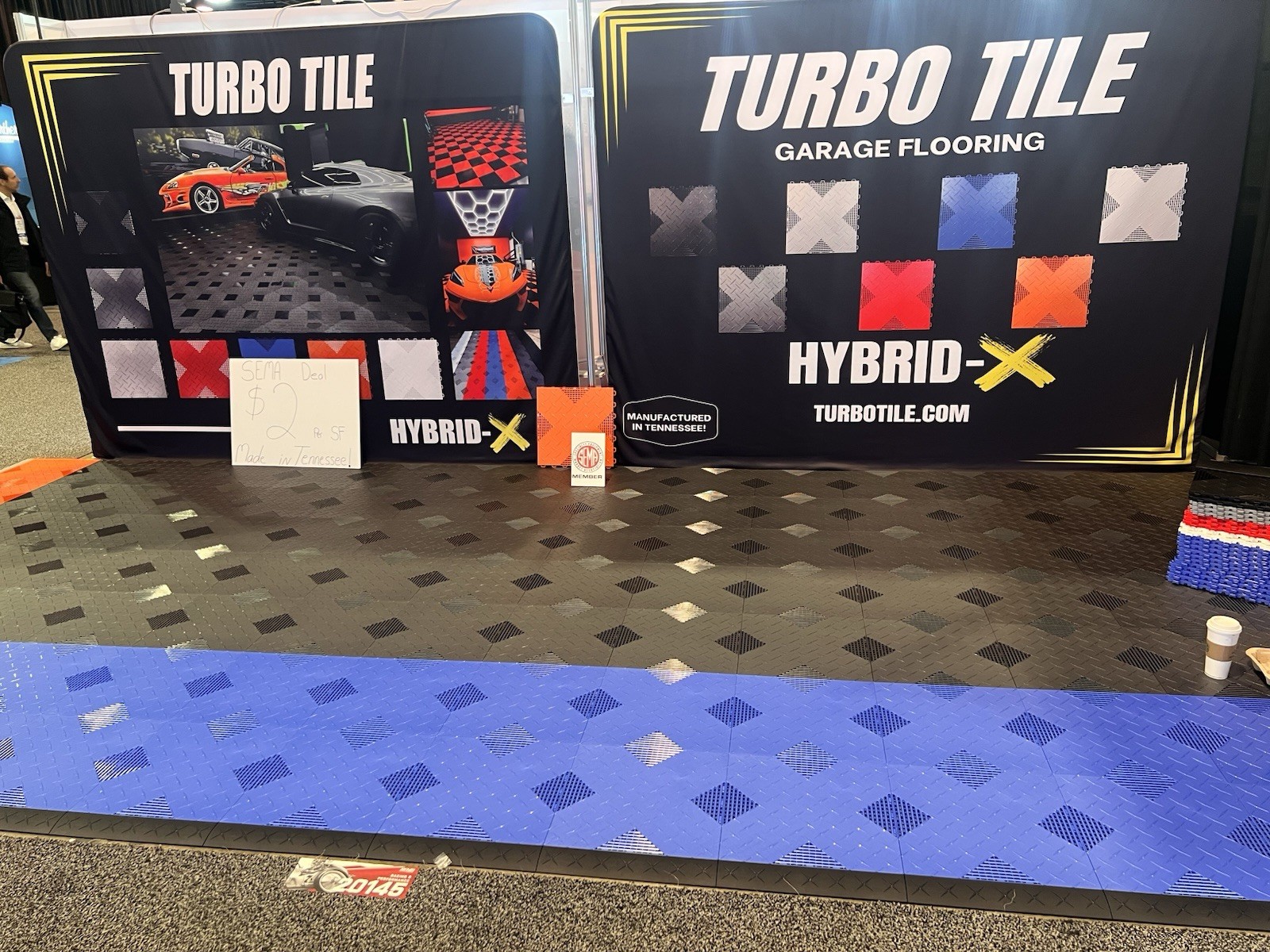 Black … HYBRID-X garage floor tiles. 50 square feet 17” X 17” MADE IN USA