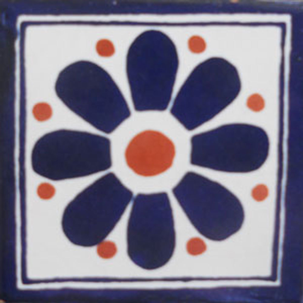 #C102) Mexican Tile sample 4×4 inch, we combine shipping GET WHAT YOU NEED !!