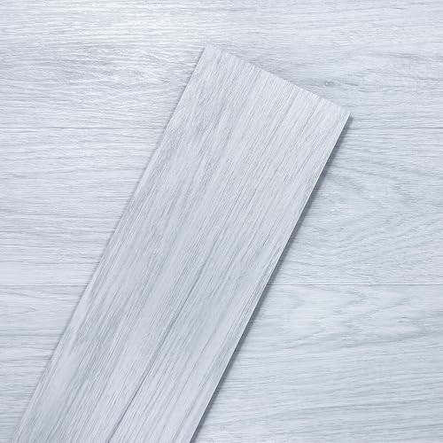 Peel and Stick Vinyl Flooring Pack 54 Sq.Ft, 36 x 6 inches 36 Alpine White Oak