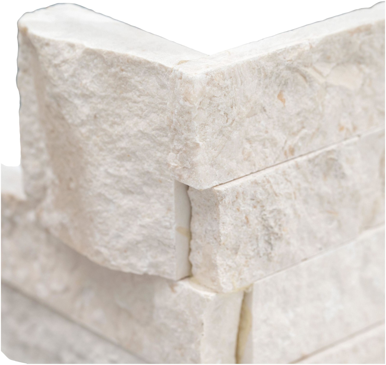 Ackland AKPLPL6X18FCR-CA 6 in. x 18 in. Splitface Limestone – Montara Ivoria