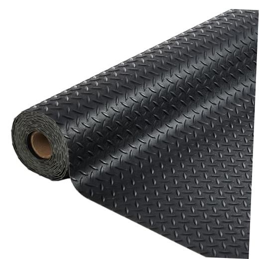 4 x 6 FT Garage Floor Mat, 2.8mm Thickened Flooring Roll 4 x 6 FT & 2.8 mm