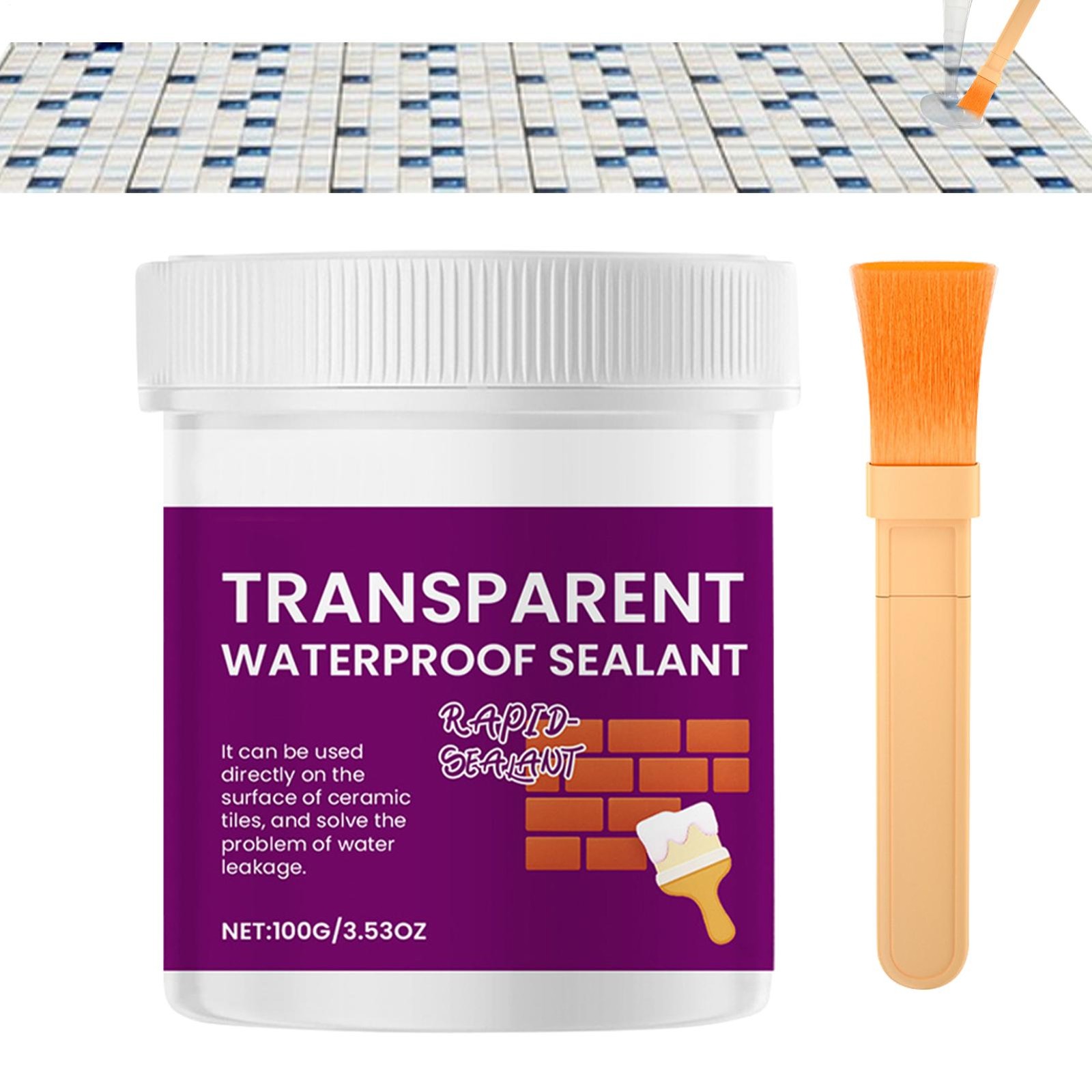 Invisible Waterproof Agent -Transparent Waterproof Insulating Sealant With Brush
