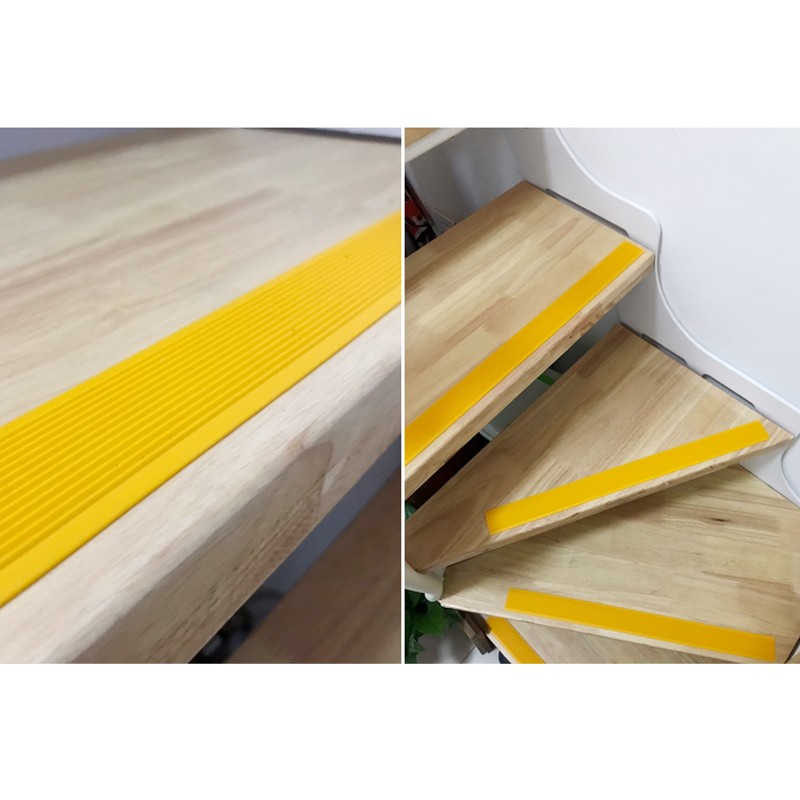 Anti-Slip PVC Rubber Self-adhesive Step Sticker Safety Strip for Stair Floor
