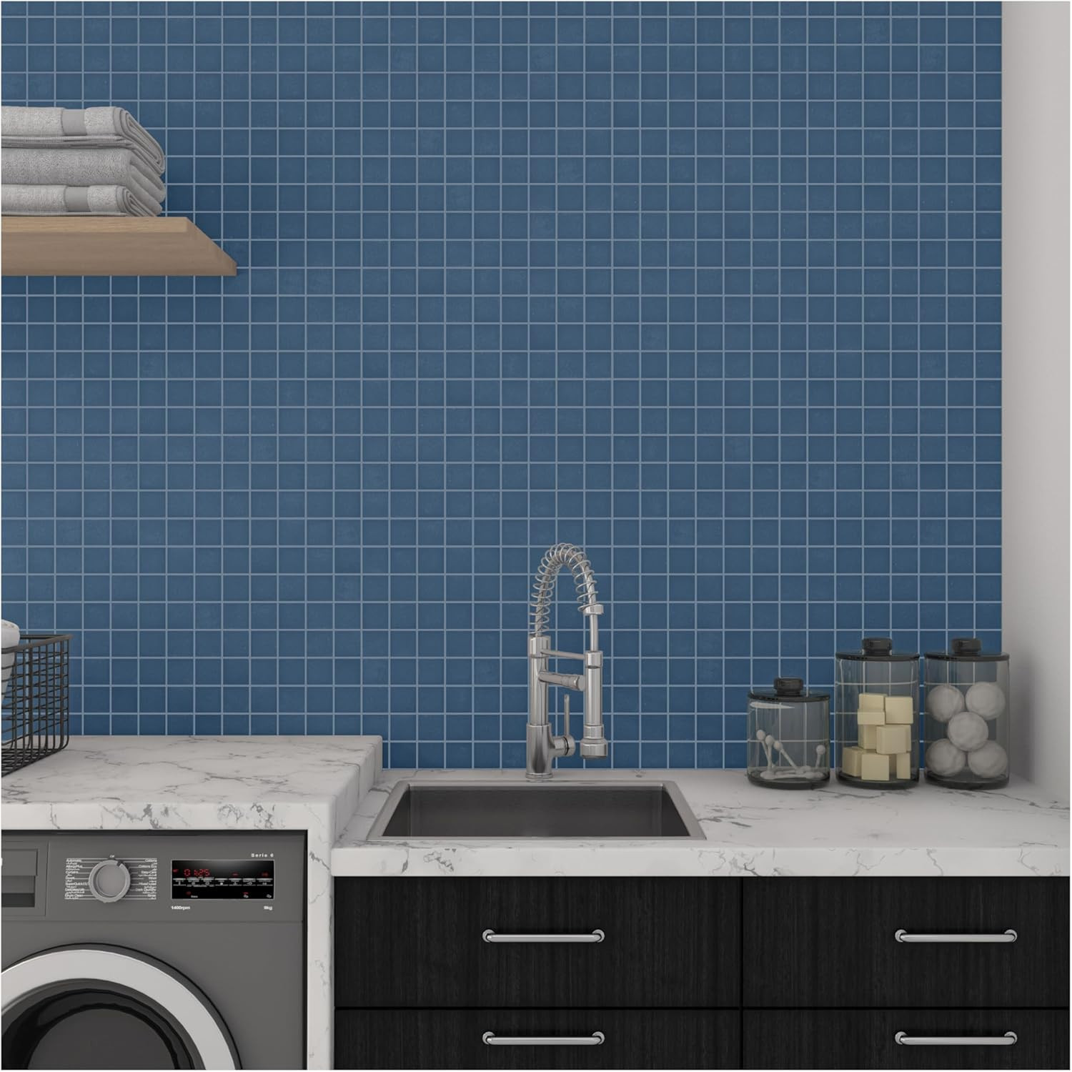 Matte Galaxy Porcelain Mosaic Tiles 2″x2″ – 12 PC Carton for Floors & Walls