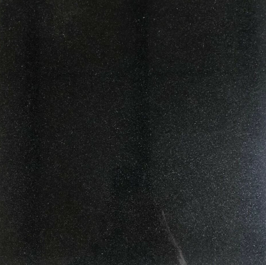12×12 Black Granite Tile Remodel Stone Kitchen Lot of 5 Tiles T-46