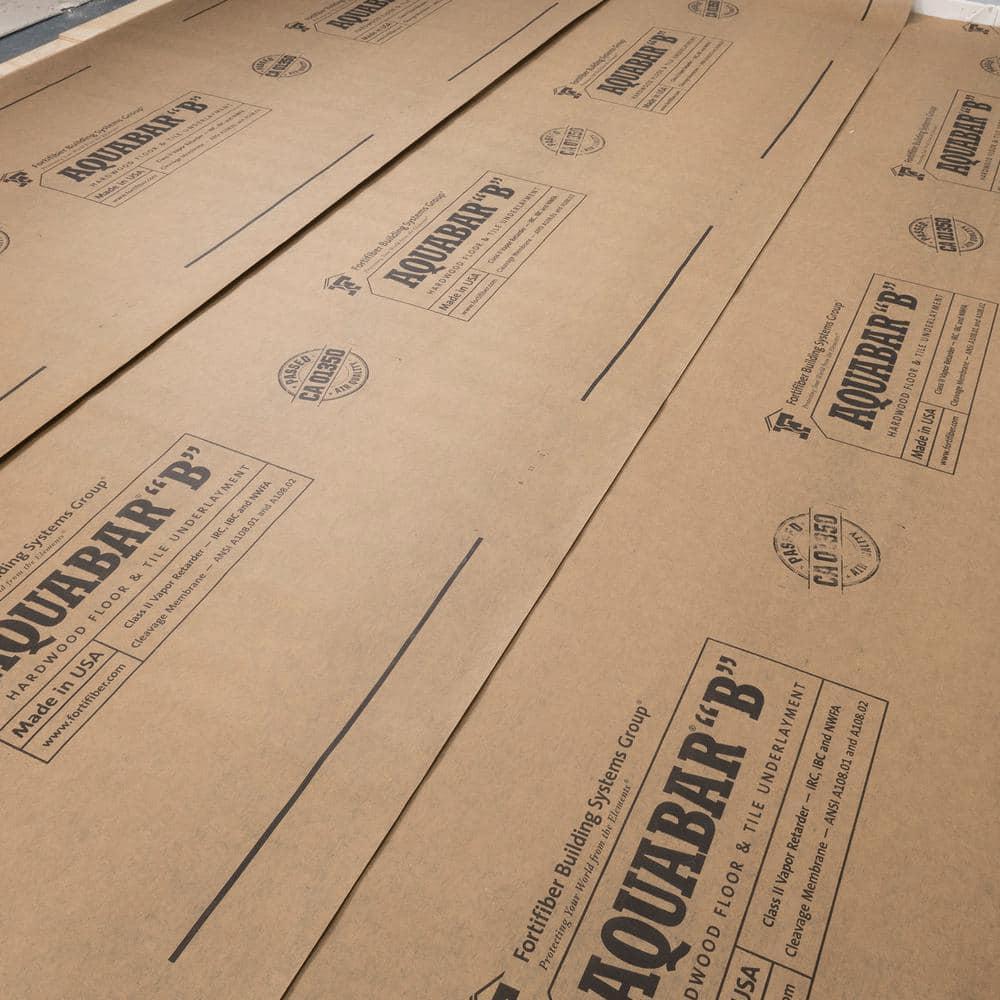 Aquabar B Tile Underlayment Roll 36 in. Wide x 167 ft. Long x 7 mil Thick