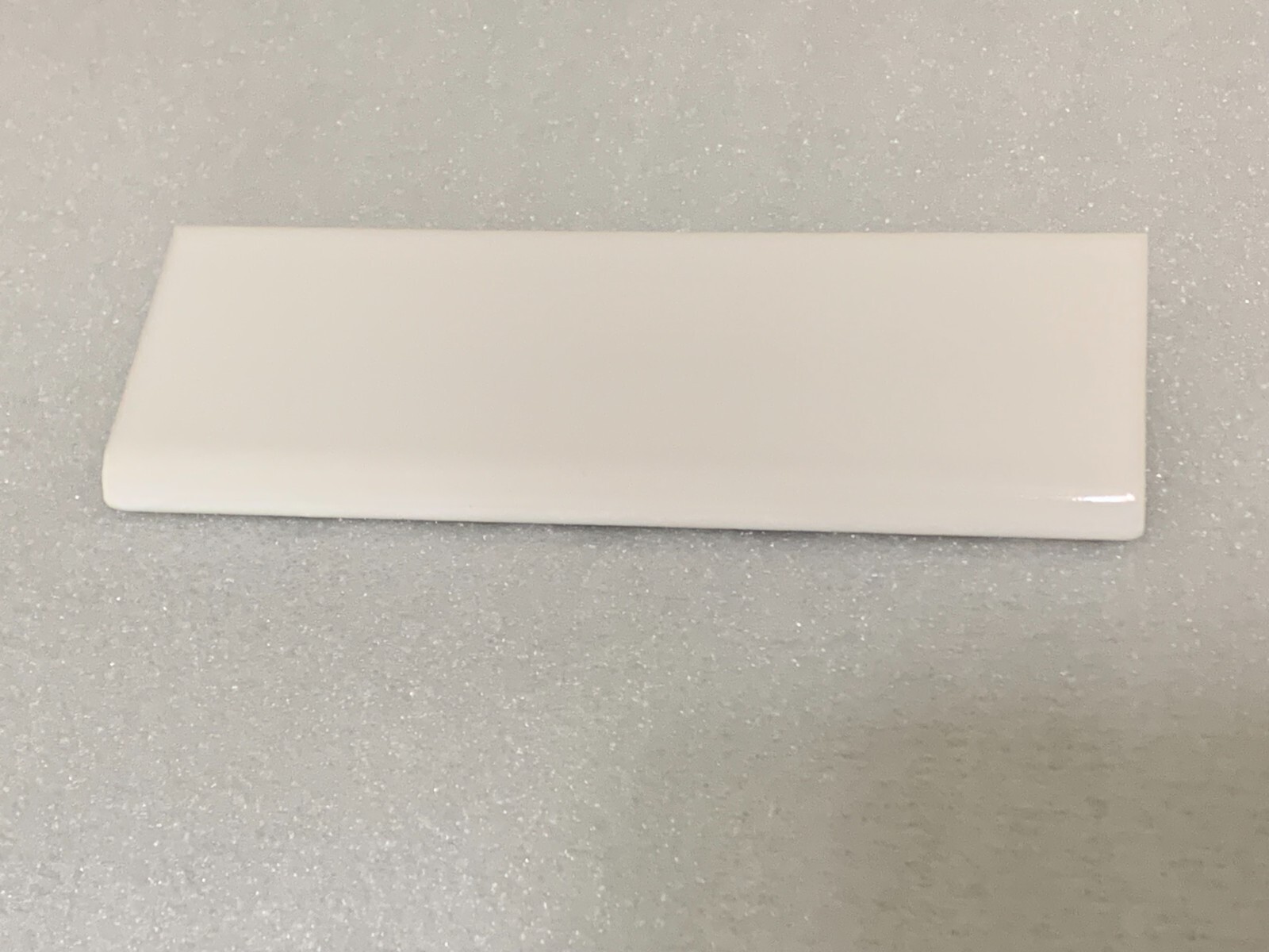 New Vintage 2″ x 6″ Bright White Gloss Made In USA *6* pcs