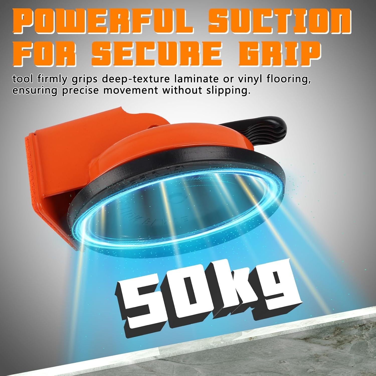 Floor Gap Fixer Tool with Suction Cup for Hardwood-Laminate and Vinyl Flooring