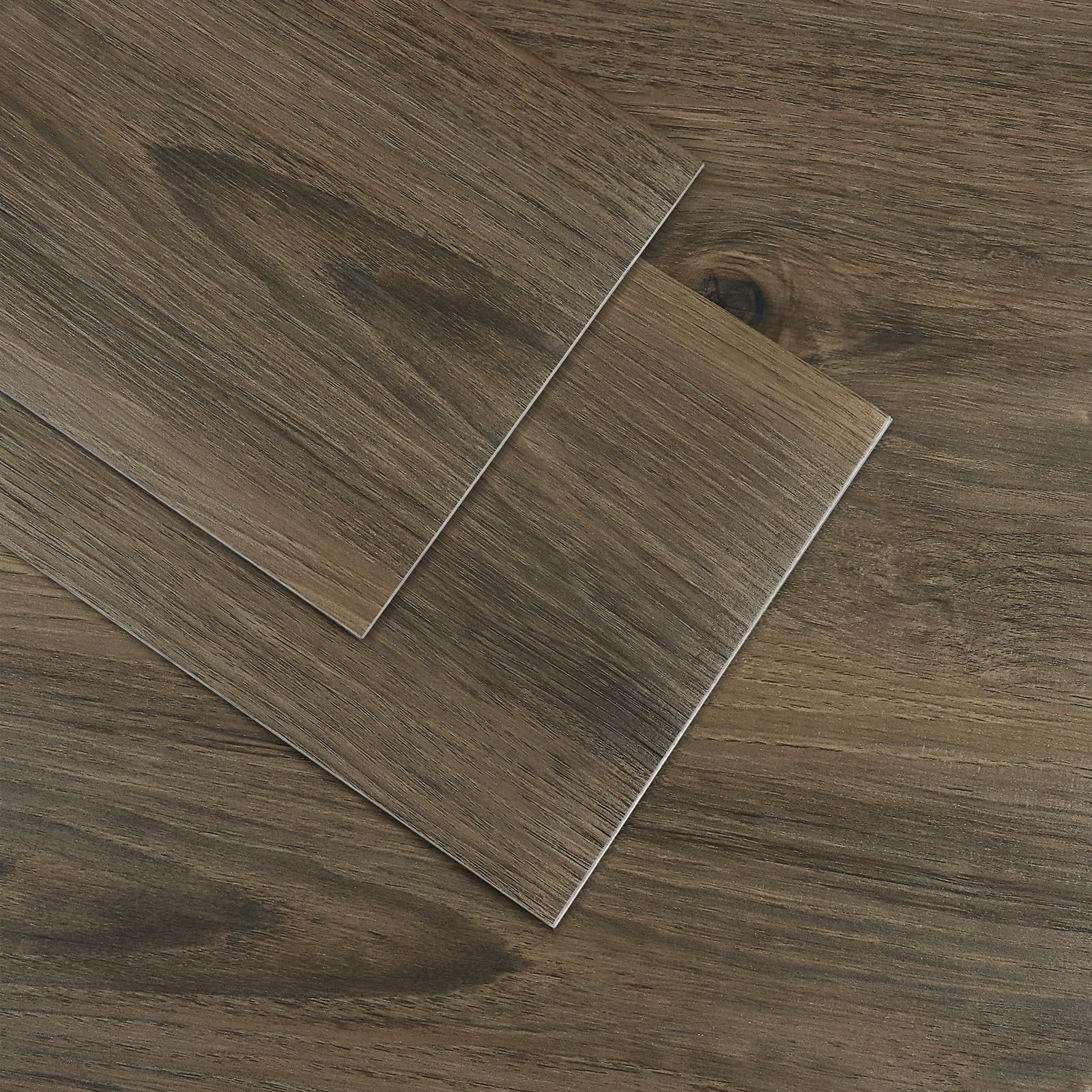 36”x6” 20 Pcs Natural Brown Wood Peel and Stick Flooring Planks Waterproof …