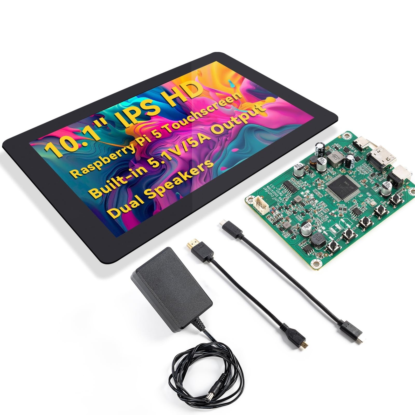 SunFounder Latest 10 Inch DIY Touch Screen All-in-One Solution for Raspberry …