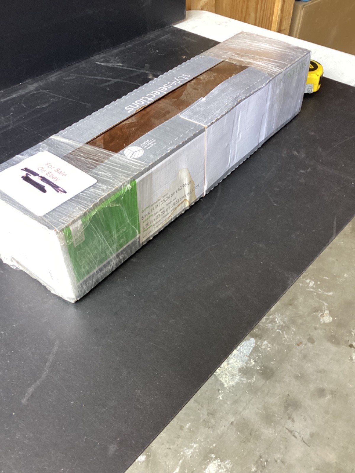 Style Selections Certified Porcelain Tile 12 6” x 24” Black Walnut New in BOX