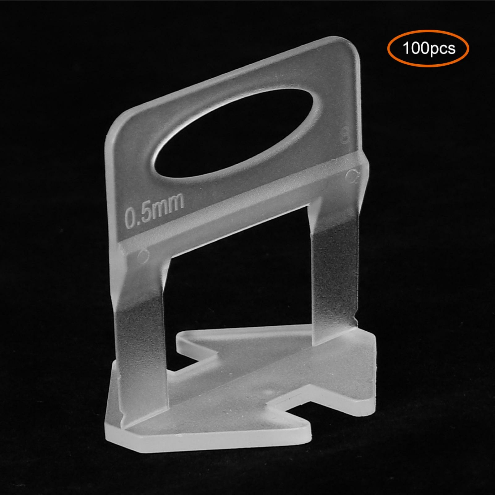 100pcs Tile Leveling System Leveler Spacers 0.5mm For 3-15mm Tile Thickness CST