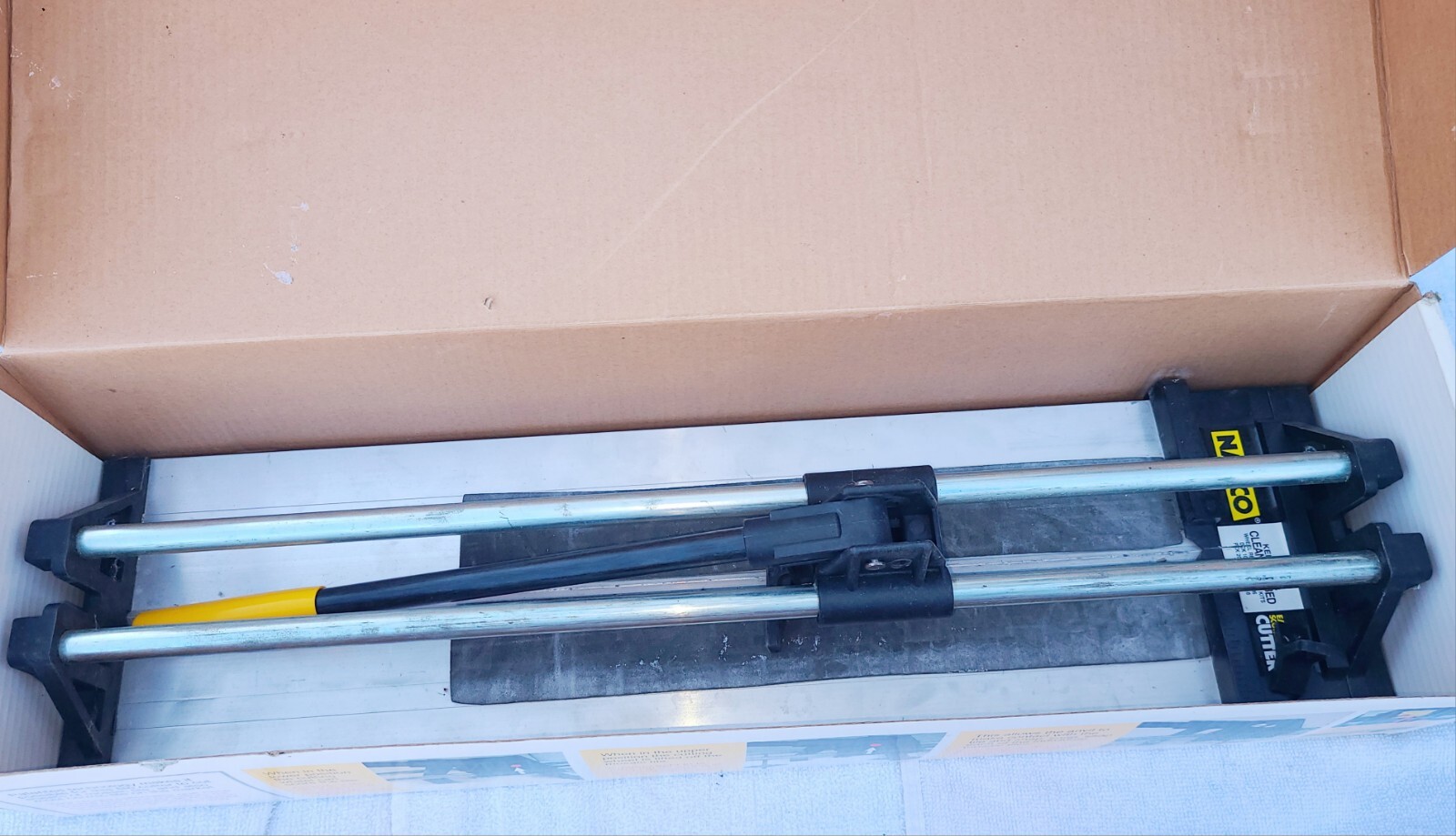 FlorCraft Auto Force Tile Cutter 20″ Multi-Purpose PC2120A Cuts 20″ x 20″ Tile