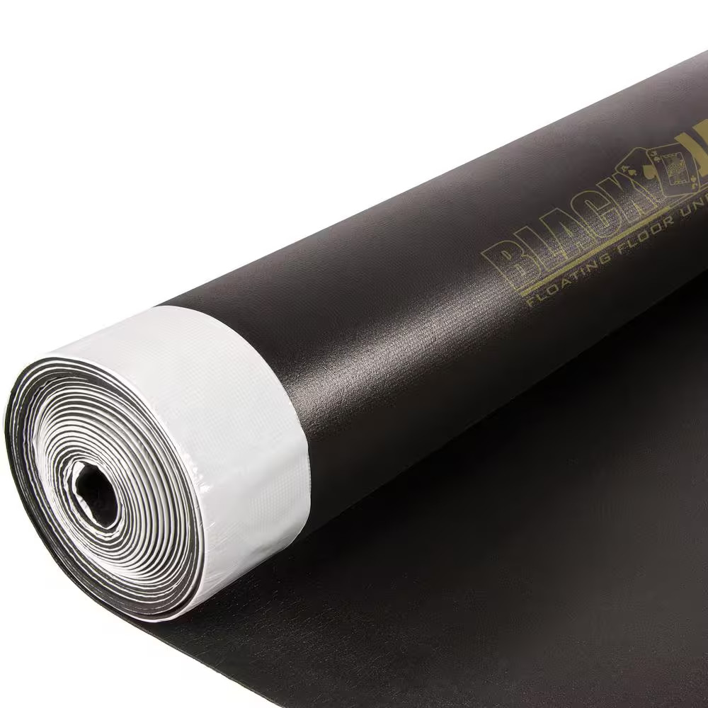 Black Jack 100 Sq. Ft. 28 Ft. X 43 In. X 2.5 Mm Premium 2-In-1 Underlayment for