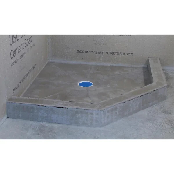 Pre-Pitch Installation Kit Custom Pitch Shower Pan Slope Liner Drain Sub Floor