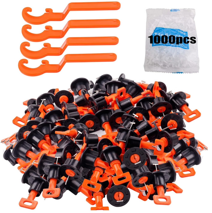 Kit nivelador para azulejos con 200 niveladores, 1000 separadores y 4 llaves. Nu