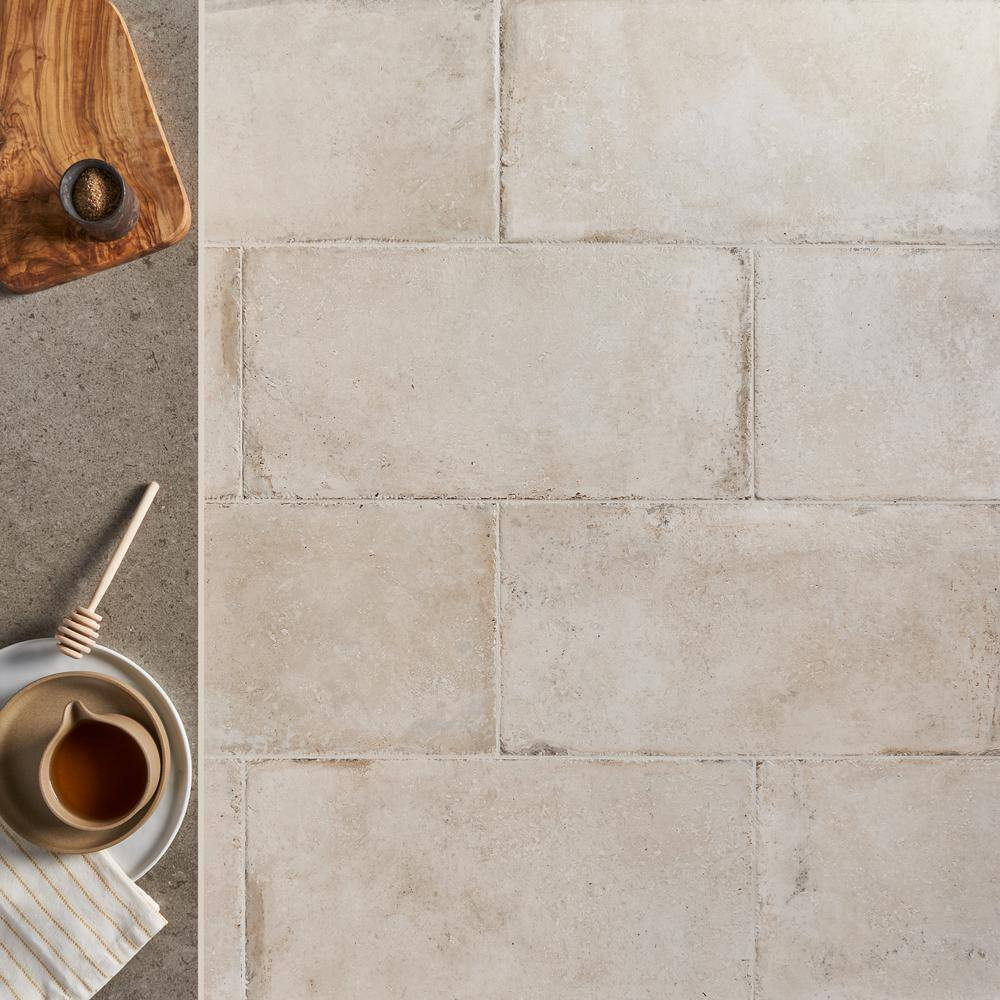 Granada Pergamo 12 In. X 24 in 9.5Mm Natural Porcelain Floor and Wall Tile (6-Pi
