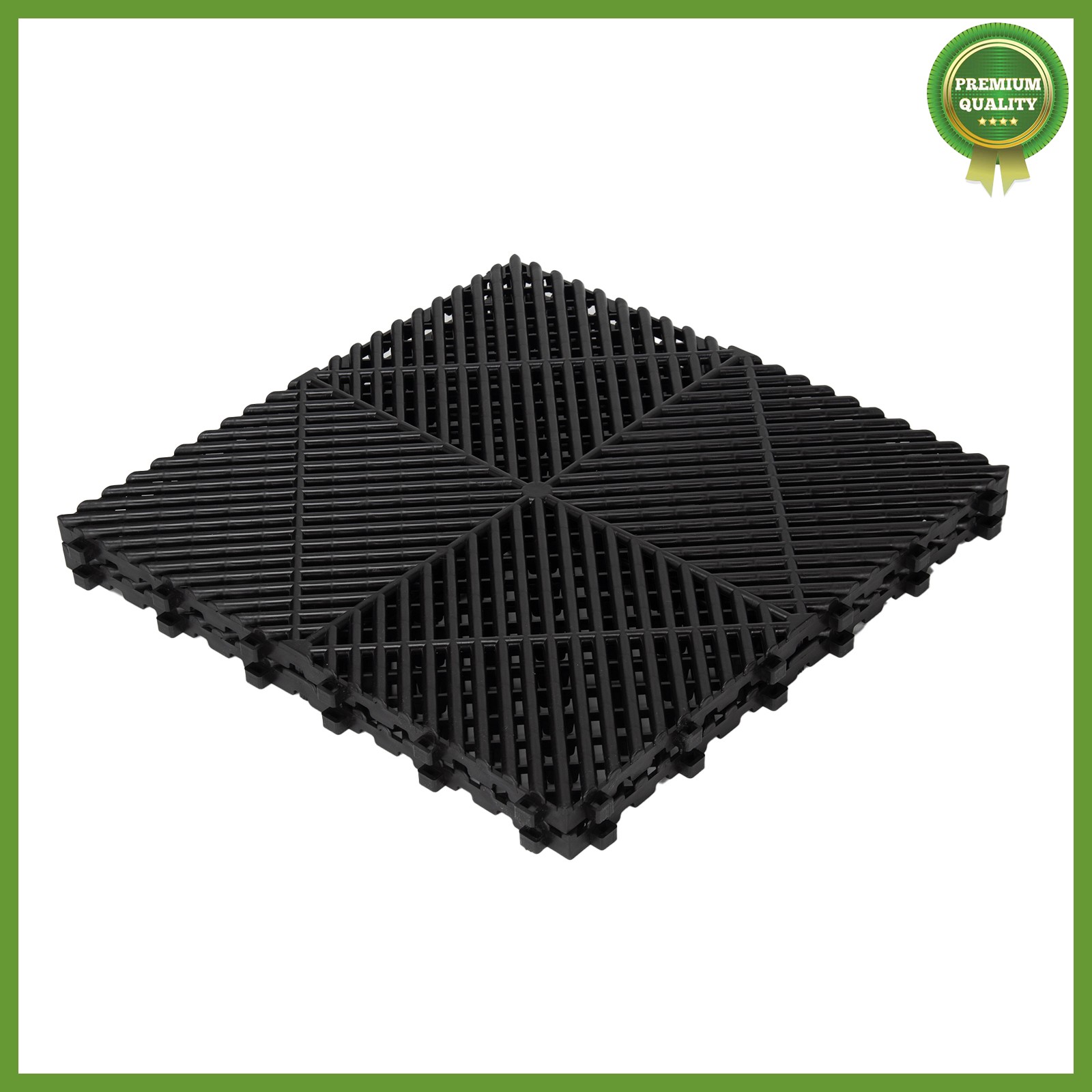 15.75”x15.75” Garage Tiles Interlocking Tiles Gym Flooring Mats 50PCS Tiles