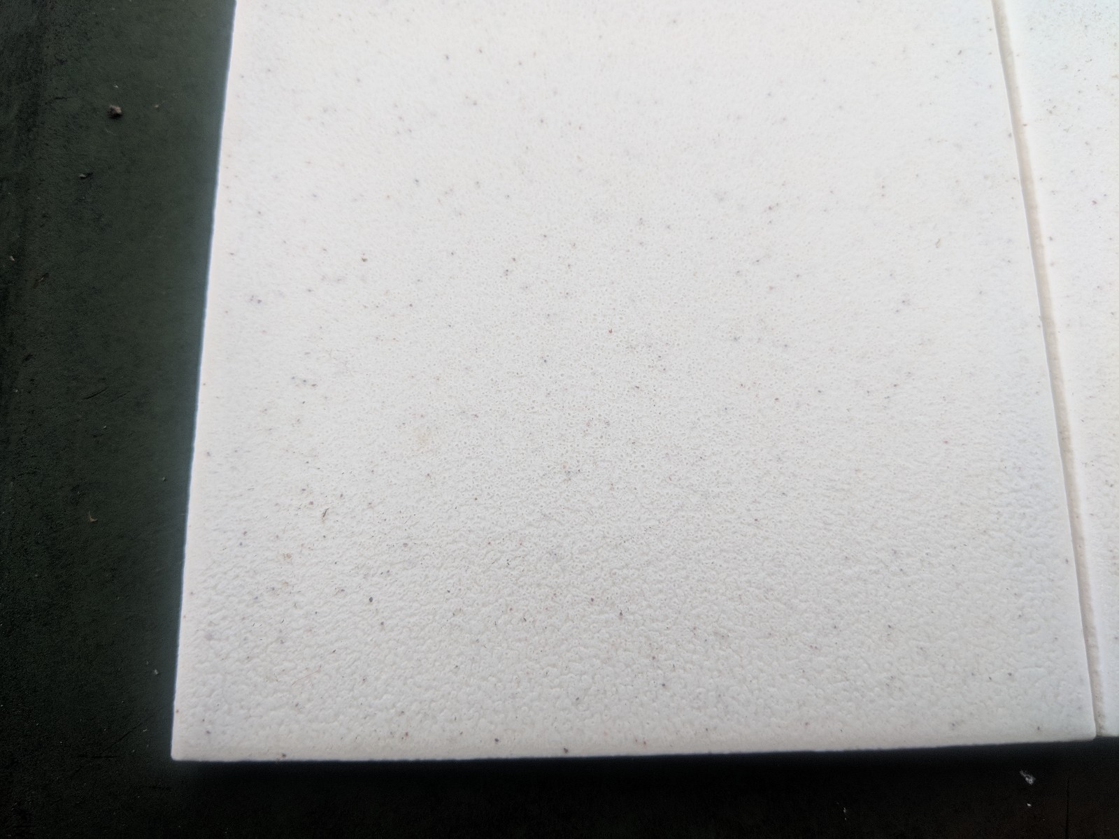 4 pcs Bone Fleck 347 American Olean 4-1/4 ceramic tile USA Beige Speckled