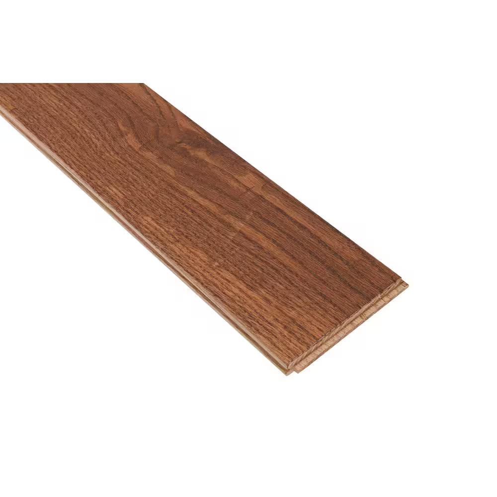 American Vintage Fall Classic Oak 3/4 In. T X 5 In. W Scraped Solid Hardwood Flo