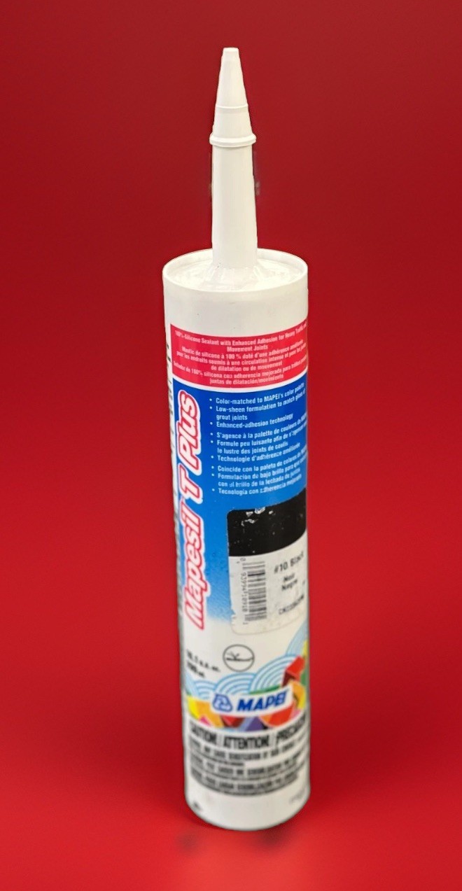 MAPESIL T PLUS MAPEI Silicone Caulk BLACK – 10.1 OZ