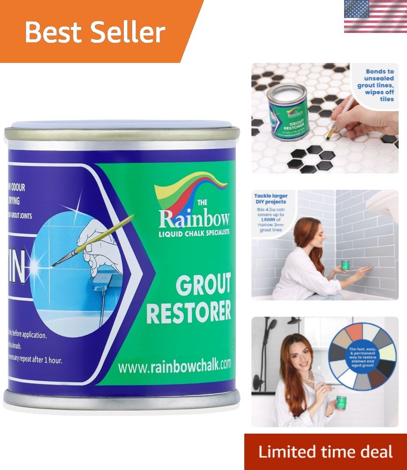 Grout Pen White Grout Paint: Waterproof Tile Paint Grout Refresh Restorer for…