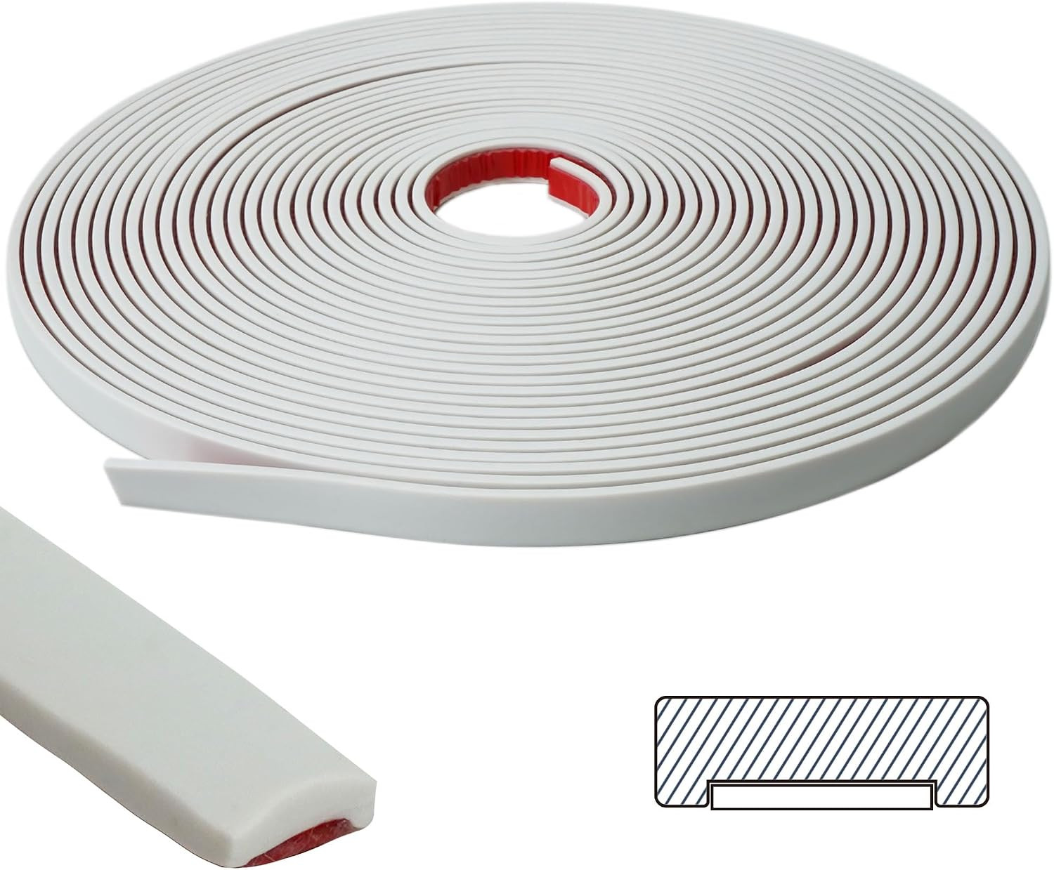 9.8Ft Peel and Stick Molding Trim, Self Adhesive Flexible Wall Trim for Edges, B