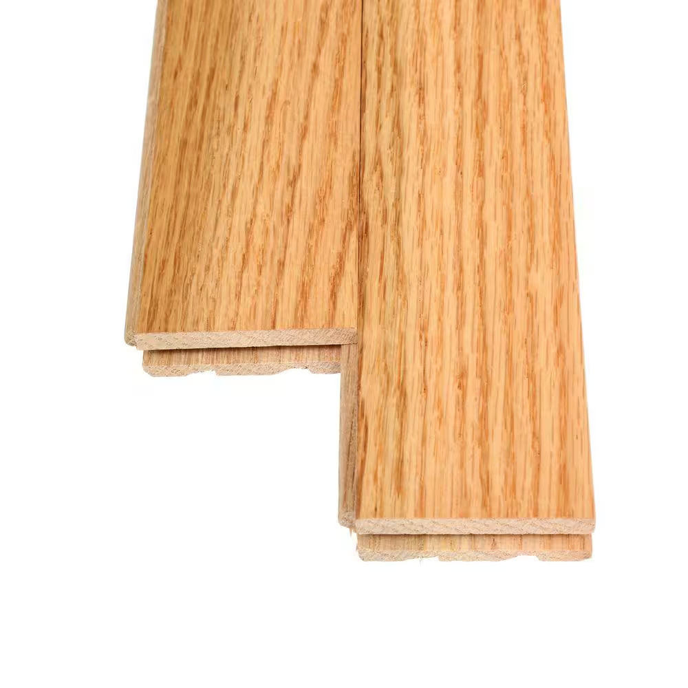 Plano Rustic Natural Oak 3/4 In. T X 2-1/4 In. W Smooth Solid Hardwood Flooring