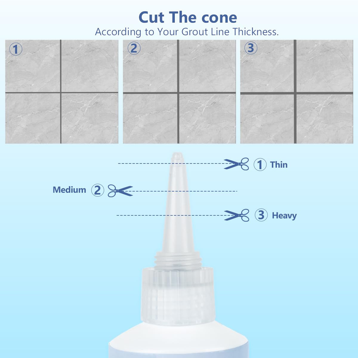 Tile Grout Repair Kit – Grout Filler, Grout Repair Paste with Silicone Trowel…