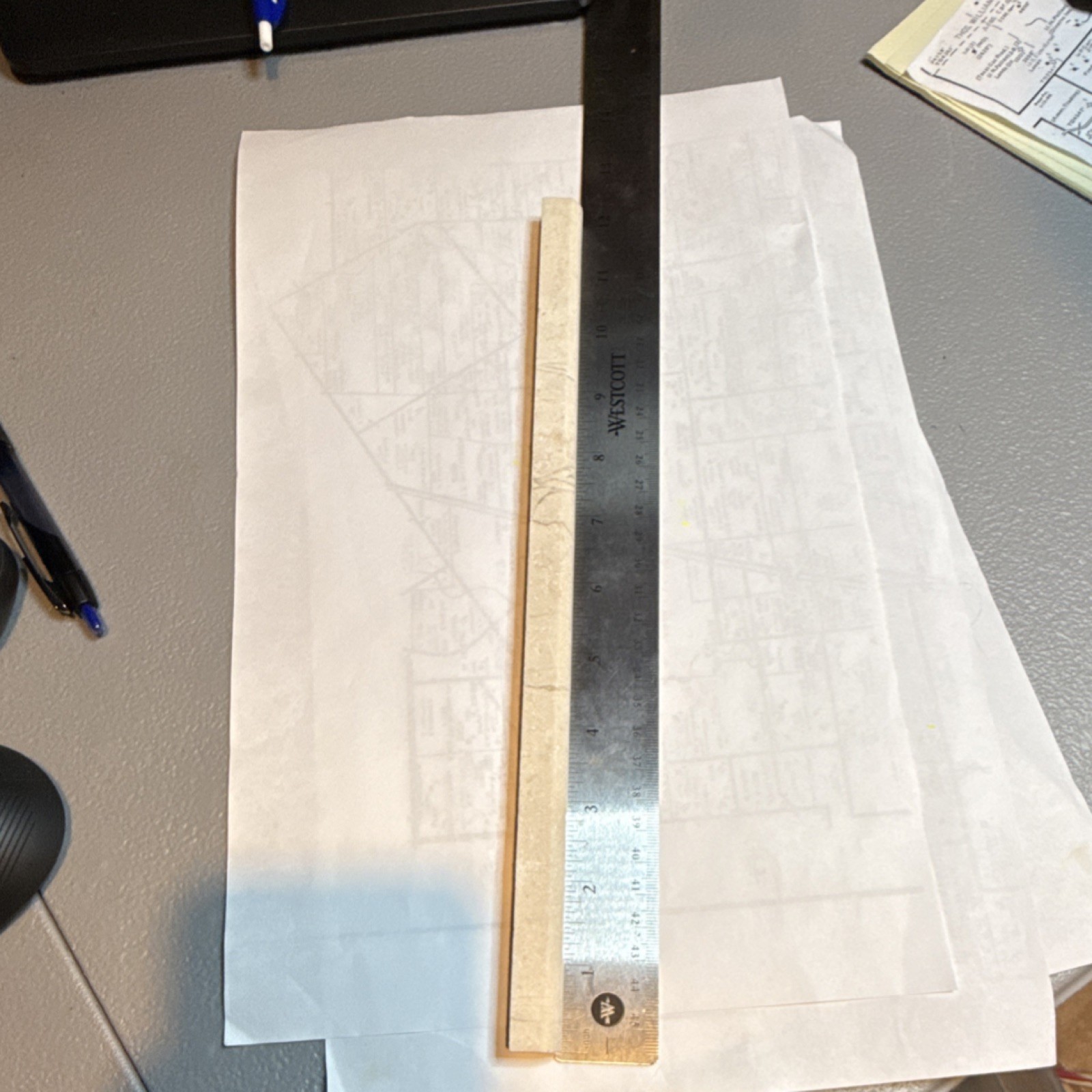 Travertine Pencil Trim Tile – Molding Rod with Groove – Natural Stone – Liner