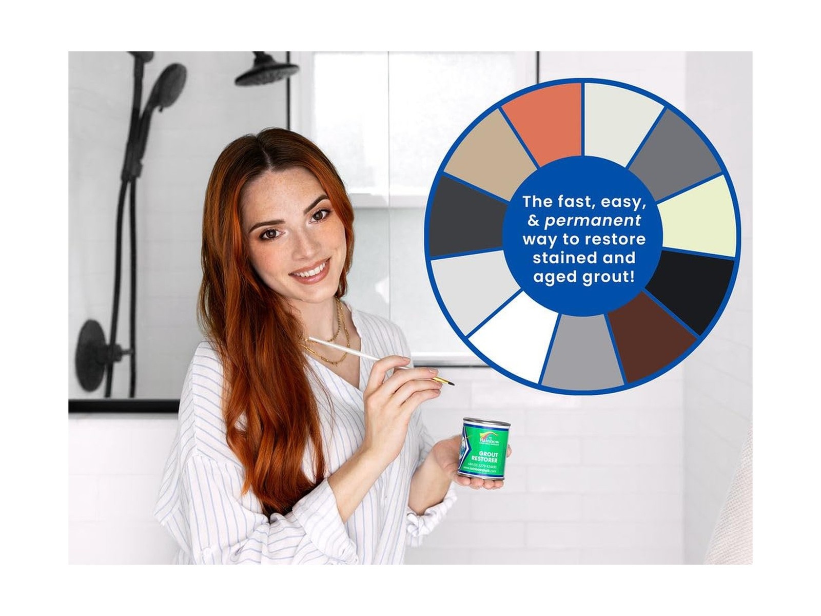 Grout Pen White Grout Paint: Waterproof Tile Paint Grout Refres… USA FAST SHIP