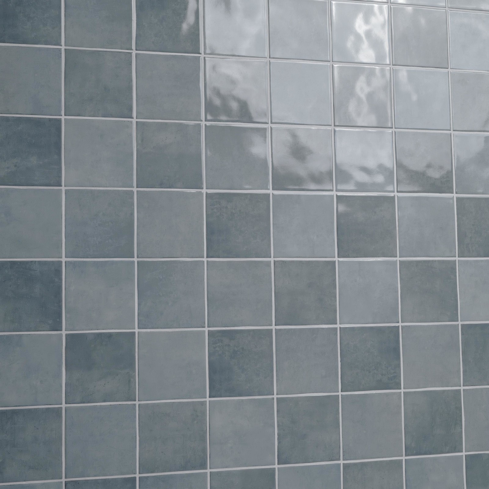 Ackland AKNPTHOK5X5G-CA Hoku – 5″ x 5″ Ceramic Square Wall Tile – – Sage