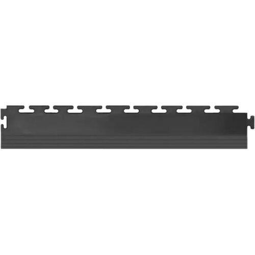 Blue Hawk 4-Pack 0.25-in x 2.5-in x 20-in PVC Plastic Tile Black 338683