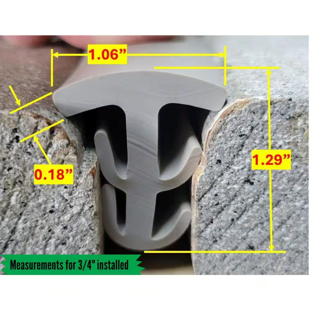 3/4 In. X 50 Ft. Concrete Expansion Joint Replacement in Grey